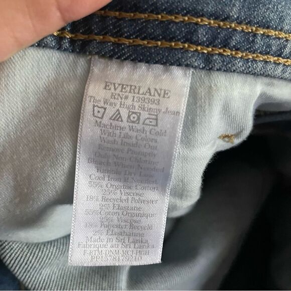 Everlane The Way High Skinny Jean Size 28 - Picture 9 of 9